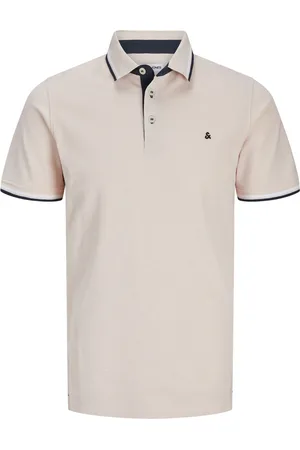 JACK & JONES Het Poloshirt Paulos van is een casual heren polo met een opstaande kraag, polokraag en korte mouwen