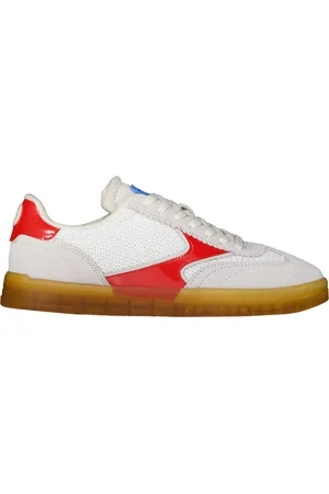 Scotch&Soda De Sneakers Nixie van combineren casual en sportief met een effen patroon