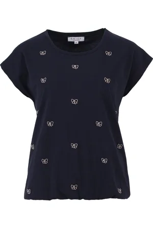 Enjoy De Top van is een casual dames T-shirt met korte mouwen en een ronde halslijn