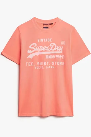 Superdry Het T-shirt Vi Neon Relaxed van is een casual heren t-shirt met een ronde hals en korte mouwen