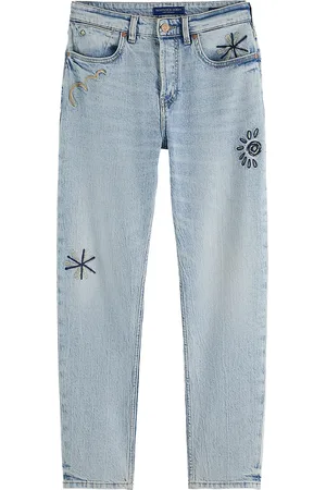 Scotch&Soda Jeans The Buzz Boyfriend van zijn stijlvolle dames jeans met een normale taille en slimfit pasvorm