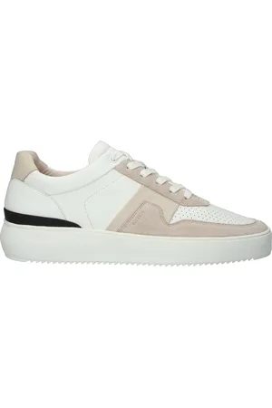 Blackstone De Sneakers Marble Colton van zijn stijlvolle heren sneakers met een effen patroon, ideaal voor casual gelegenheden