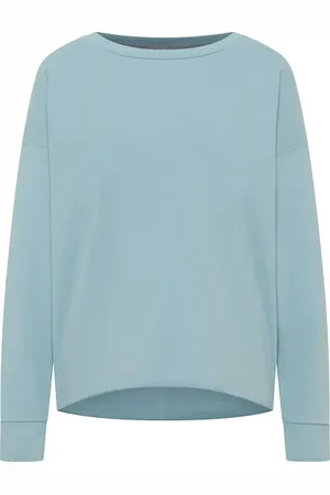 ELBSAND De Sweater Rianne van is een casual dames sweater met een ronde hals en een losse pasvorm