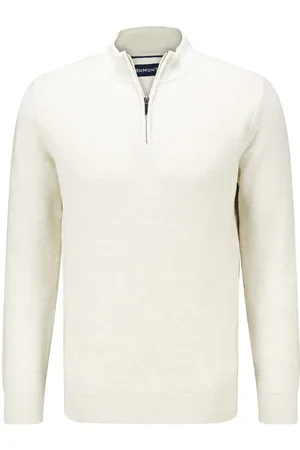 Bomont De pullover van in de categorie truien biedt een casual stijl met een opstaande kraag en een ritssluiting