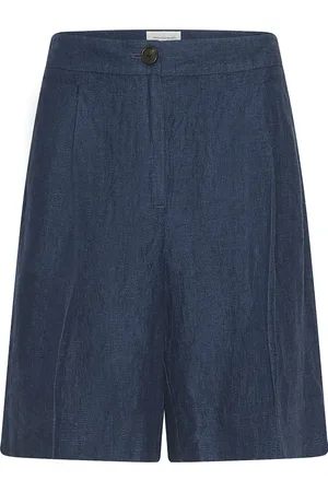 MSCH De Shorts Naira Claritta van zijn casual dames shorts gemaakt van denim met een normale taille
