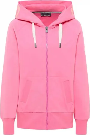 ELBSAND Sweatvest Hoodie Kelda van is een stijlvol vest met een regular pasvorm