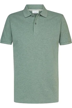 Profuomo De Polo van is een casual heren polo met een opstaande kraag en knopen