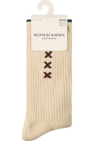 Scotch&Soda Sokken 3-Pack van bieden stijlvolle heren sokken met een casual en effen patroon