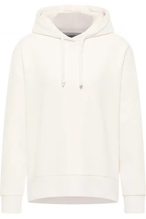 ELBSAND De Hoodie Mette van is een casual dames hoodie met een capuchon, ribgebreide mouwboorden en koordsluiting