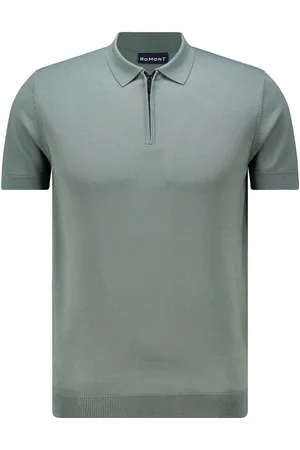Bomont De Polo Dan van is een casual polo met een polokraag en ritssluiting