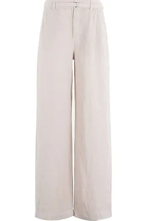 Anna De Broek Wide van is een stijlvolle lange broek met een minimalistisch ontwerp en wijde pijpen
