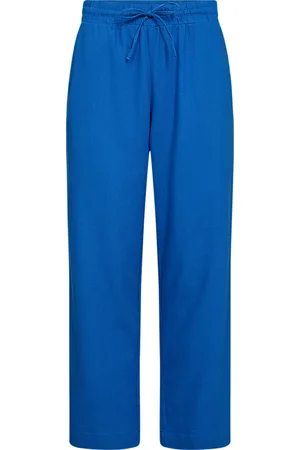 Freequent Pantalon Lava-ankle van is een stijlvolle broek met een casual uitstraling, voorzien van een elastische taille en koordsluiting voor optimaal comfort
