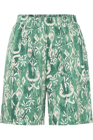 Ichi Short Aya van is een dames short die bohemian stijl combineert met een bloemenpatroon