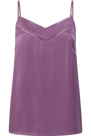 Aaiko De Top Maeven Shine van is een stijlvolle, mouwloze top met een elegante glans