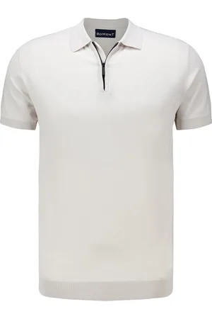 Bomont De Polo Dan van is een casual polo met een polokraag en ritssluiting