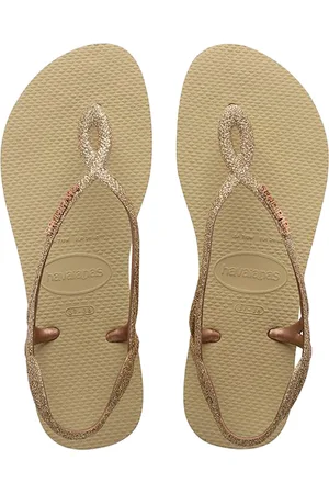 Havaianas De dames badslippers van combineren casual stijl met een vrouwelijk effen ontwerp