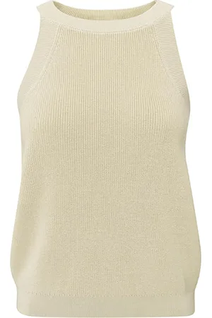 YAYA Knitted tanktop high neckline