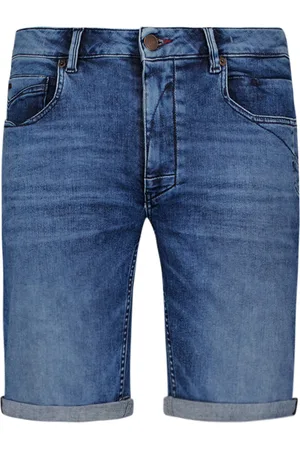 No Excess Short Denim Stretch Blauw