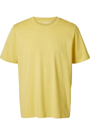 SELECTED De T-shirt Aspen van is een casual heren T-shirt met een ronde hals en korte mouwen