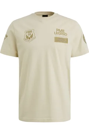 PME Legend™ Het T-shirt Flat Waffel van is een heren T-shirt met een ronde hals en korte mouwen, perfect voor een casual uitstraling