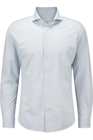 Profuomo Overhemd X-Cutaway Blauw