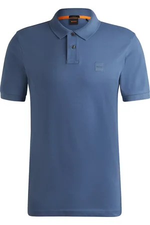 HUGO BOSS De Polo Passenger van is een stijlvolle heren polo met een opstaande kraag en polokraag