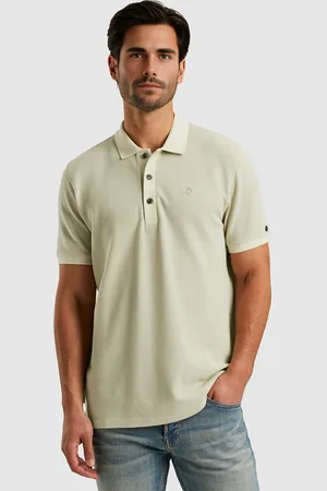 Cast Iron De Polo Two Tone van is een stijlvolle heren polo met polokraag en knoopsluiting