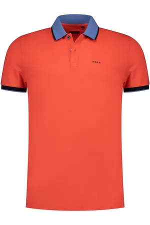 NZA De Polo Timothy van is een casual heren polo met een polokraag en ribgebreide mouwboorden