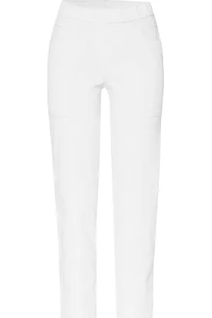 Toni De Joggingsbroek Sue van is een stijlvolle cropped broek met een elastische taille