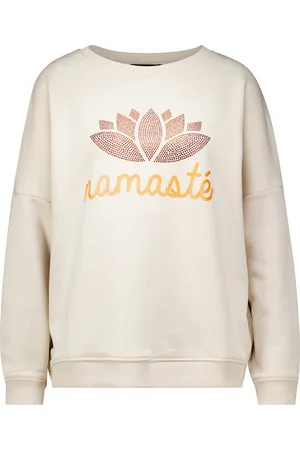 miss goodlife De Sweater van is een casual dames sweater met een ronde hals en lange mouwen