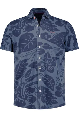 NZA Het Overhemd Houston van is een casual heren overhemd km met een button down kraag en korte mouwen