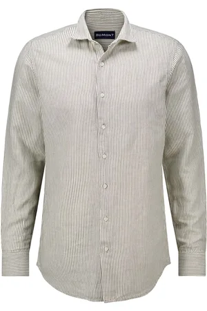 Bomont Overhemd Curtis van is een stijlvol casual overhemd met button down kraag en streep patroon