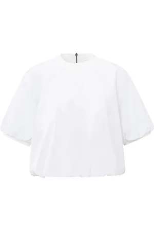 YAYA De longsleeve van is een minimalistisch casual shirt met een normale taille, opstaande kraag, en lange mouwen