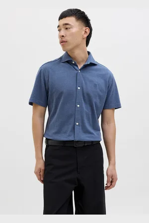 JACK & JONES Het Overhemd Alance van is een casual heren overhemd met korte mouw