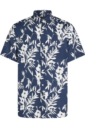 Tommy Hilfiger Het Overhemd Tropical Print van is een stijlvol heren overhemd km met een casual uitstraling