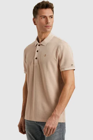 Cast Iron De Polo Waffl van is een stijlvolle heren polo met een casual uitstraling