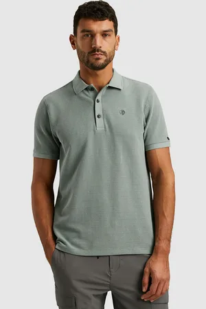 Cast Iron De Polo Waffl van is een stijlvolle heren polo met een casual stijl