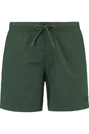 Shiwi De broek van is een effen heren zwemshort met een elastische taille en een koordsluiting