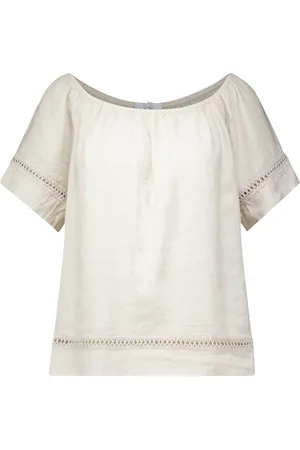 Sorbet De blouse van is een stijlvolle dames top met korte mouwen, ideaal voor een casual en trendy look