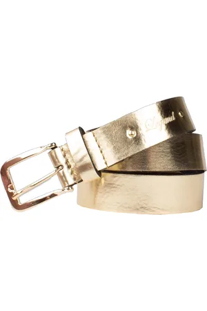 LEGEND De riem van straalt stijl en elegantie uit met een glanzende gouden afwerking