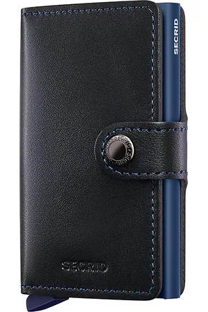 Secrid De miniwallet original black-navy van is een heren portemonnee met een stijlvol en minimalistisch ontwerp