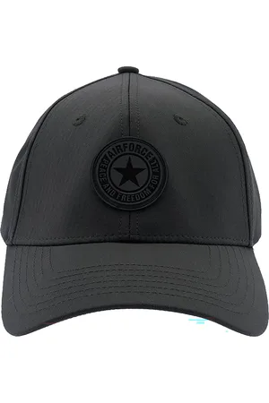 Airforce De pet is een casual heren cap met een capuchon, voorzien van een ritssluiting en lange mouwen met ribgebreide mouwboorden