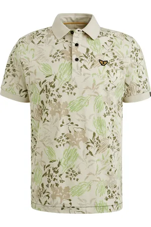 PME Legend™ De Polo Printed van is een casual heren polo met een opvallend bloemenpatroon