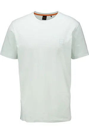 HUGO BOSS Het T-shirt Tales van is een effen heren t-shirt met een ronde hals en korte mouwen, ideaal voor een casual stijl