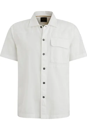 PME Legend™ Overhemd van is een casual heren overhemd met een button down kraag en korte mouwen