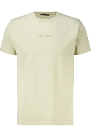 Airforce Het woring t-shirt is een stijlvol heren t-shirt met een ronde hals en korte mouwen, ontworpen voor een casual look