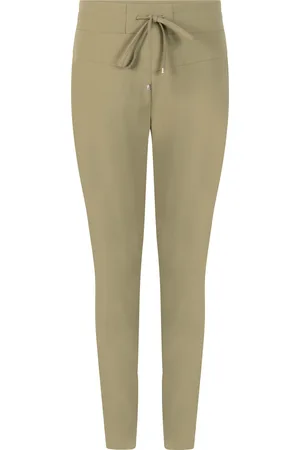 ZOSO Broek Amber van biedt een sportieve stijl met een elastische taille en een koordsluiting