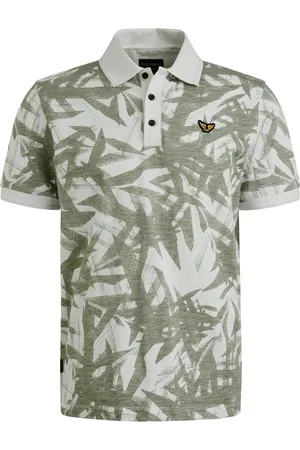 PME Legend™ De Polo van combineert een grafisch patroon met een polokraag en knopen, ideaal voor een sportieve stijl