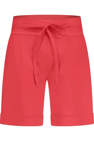 Studio Anneloes De City bermuda van is een casual short met een effen patroon en een comfortabele koordsluiting