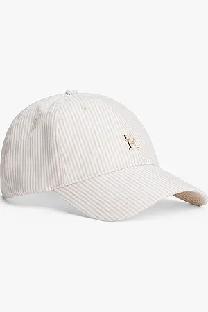 Tommy Hilfiger De pet van is een stijlvolle dames pet met een klassiek streeppatroon